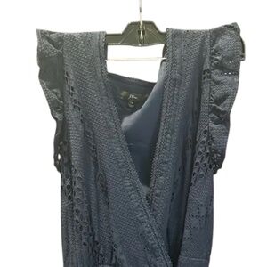 J. Crew Midnight Blue wrap dress, size 14